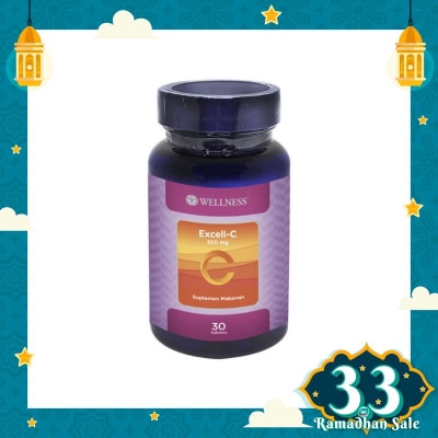 WELLNESS Excell C 300Mg 30 Tablet