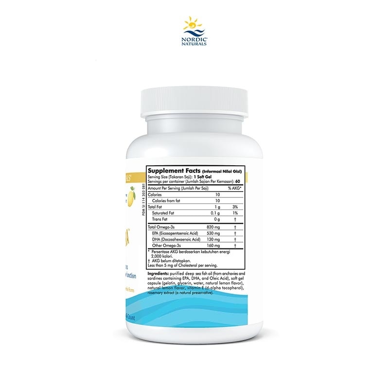 Epa Xtra Lemon Softgel 60'S