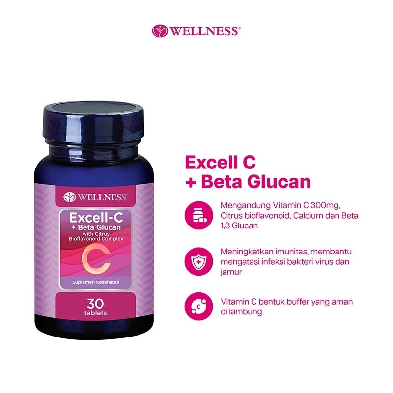 Excell-C + Betaglucan Tablet 30'S