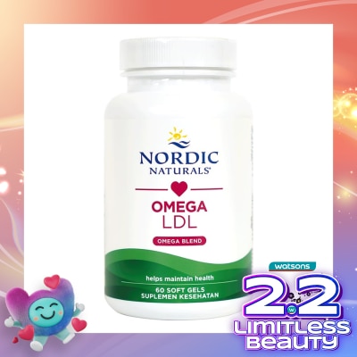 NORDIC Omega LDL Softgel 60'S