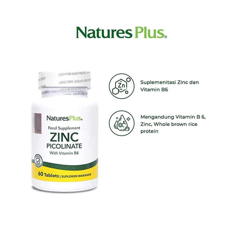 Zinc Picolinate with Vitamin B6 Tablet 60'S
