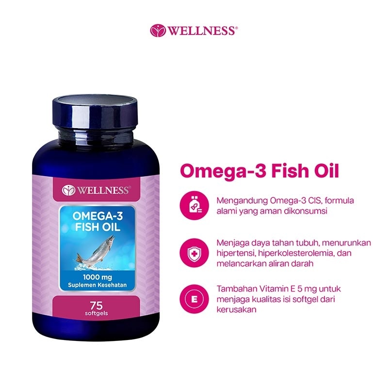 Omega 3 1000Mg Softgel 75'S