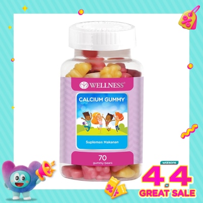 WELLNESS - Calcium Gummy Bears 70'S
