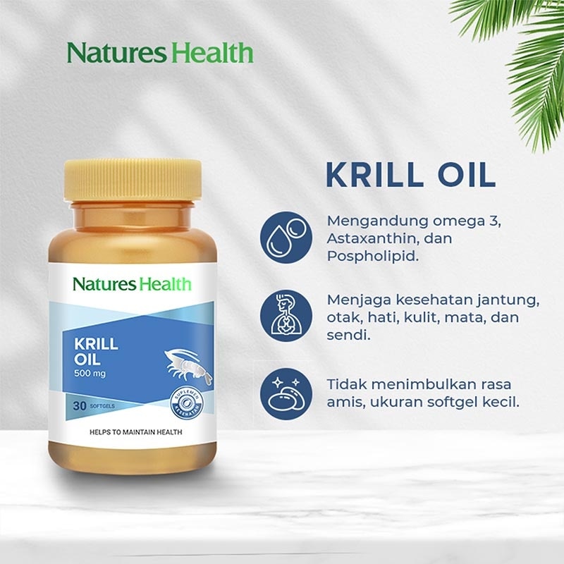 Krill Oil 500mg Softgel 30'S