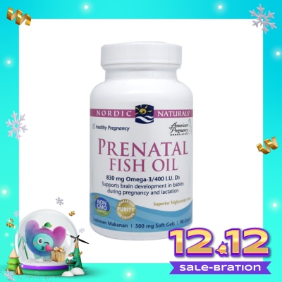 NORDIC Prenatal DHA Fish Oil  Softgel 90'S
