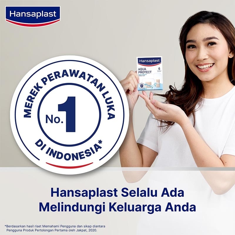 Plester Tahan Air Aqua Protect isi 6 P3K Plester Waterproof
