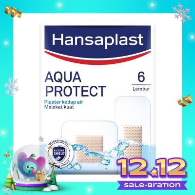 HANSAPLAST Plester Tahan Air Aqua Protect isi 6 P3K Plester Waterproof