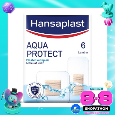 HANSAPLAST - Plester Tahan Air Aqua Protect isi 6 P3K Plester Waterproof image