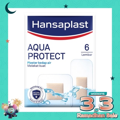 HANSAPLAST Plester Tahan Air Aqua Protect isi 6 P3K Plester Waterproof