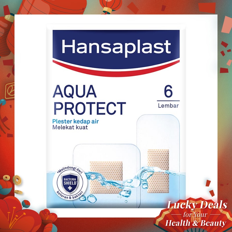 Plester Tahan Air Aqua Protect isi 6 P3K Plester Waterproof
