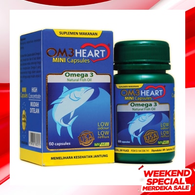 OM3 HEART Om3heart Mini Capsules Ome Heart 60s