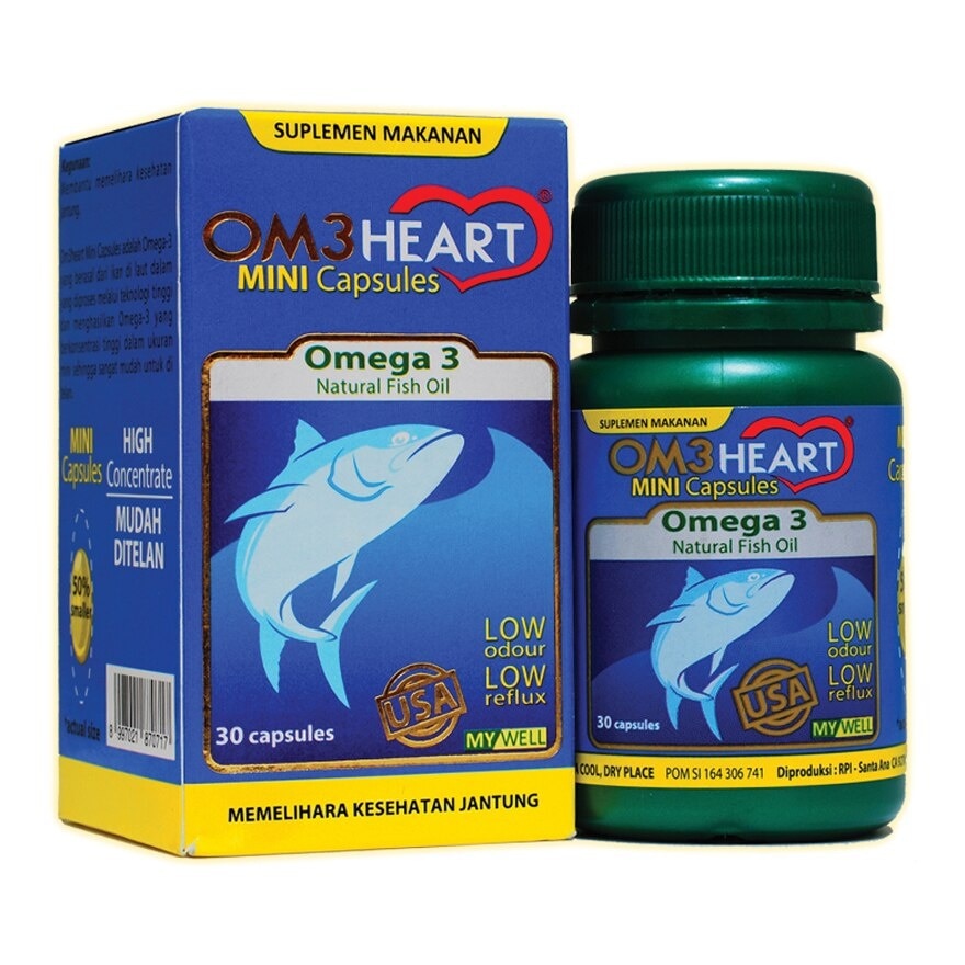 Om3heart Mini Capsules Ome Heart 30s