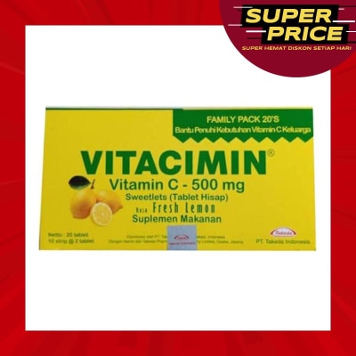 Vitacimin Vitacimin C Sweetlets 10x2's Tablets