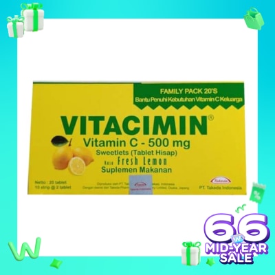 VITACIMIN Vitacimin C Sweetlets 10x2''s Tablets