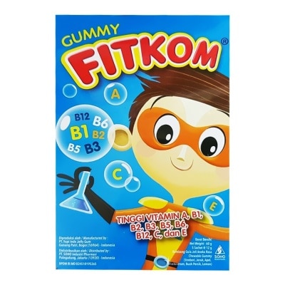 FITKOM Gummy Vitamin Blue 5X12g