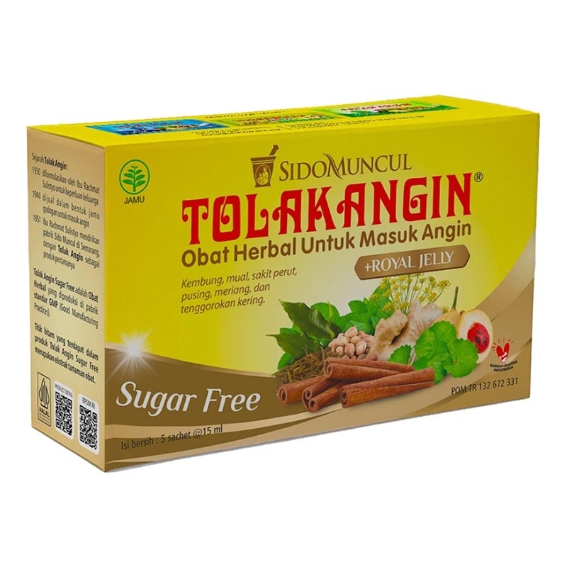 Tolak Angin Cair Bebas Gula 5s