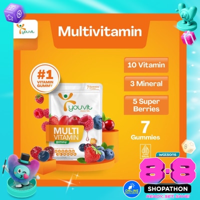 Youvit - Multivitamin Dewasa Gummy 7'S image