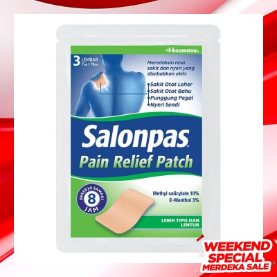 SALONPAS Pain Relief Patch 3 Lembar