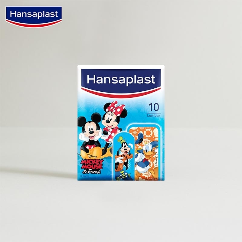 Hansaplast Mickey & Friends 10's - Plester dengan Karakter Unik
