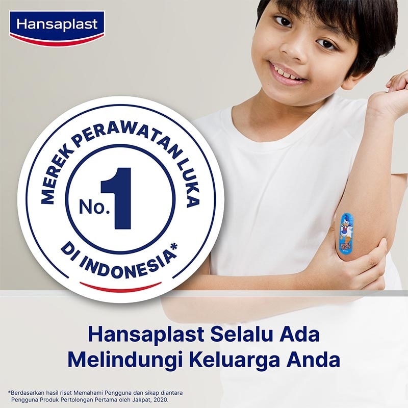 Hansaplast Mickey & Friends 10's - Plester dengan Karakter Unik