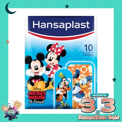 HANSAPLAST Plester Anak Disney Mickey Kids isi 10 P3K Plester Kain