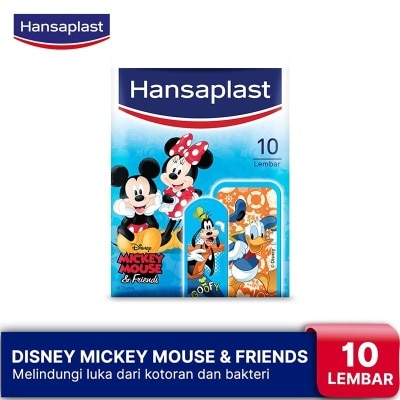 HANSAPLAST Hansaplast Mickey & Friends 10's - Plester dengan Karakter Unik