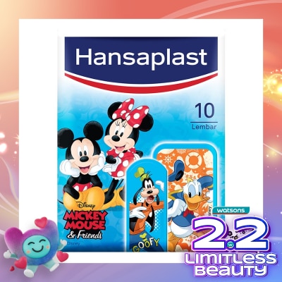 HANSAPLAST Plester Anak Disney Mickey Kids isi 10 P3K Plester Kain