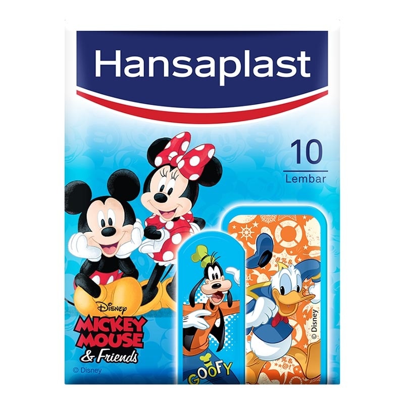 Plester Anak Disney Mickey Kids isi 10 P3K Plester Kain