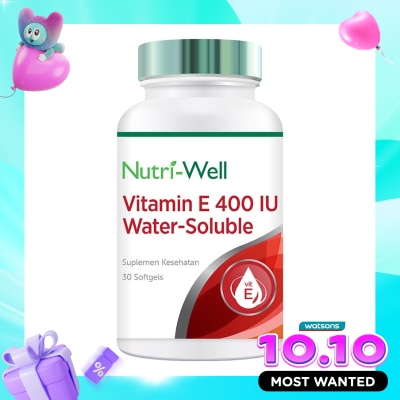 NUTRIWELL Vit E400Iu W.Sol image