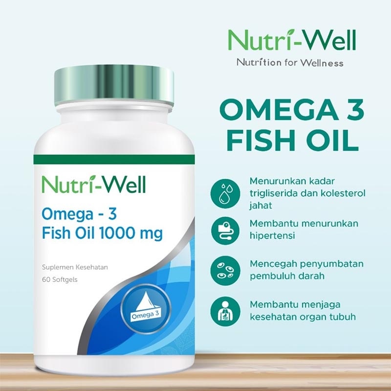 Omega 3 Fish Oil 1000mg Softgel 60'S