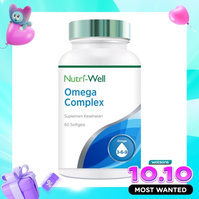 NUTRIWELL Omega Complex Softgel 60'S image