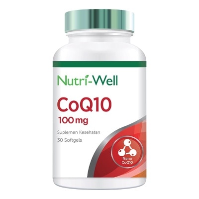 NUTRIWELL CoQ10 100mg Softgel 30'S