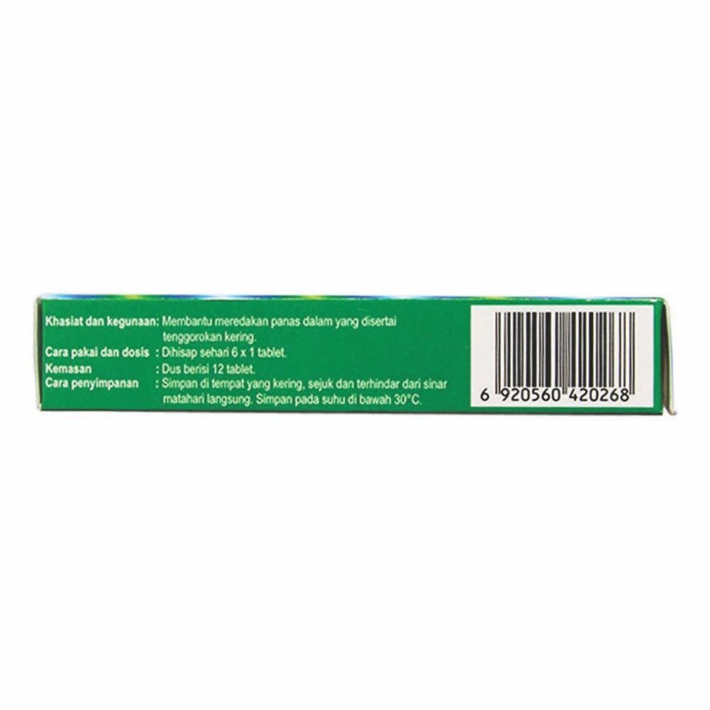 Golden Throat Lozenges 12 tablet