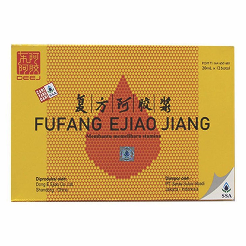 Fufang Ejiao Jiang 12 botol @20ml Penambah Darah dan Stamina