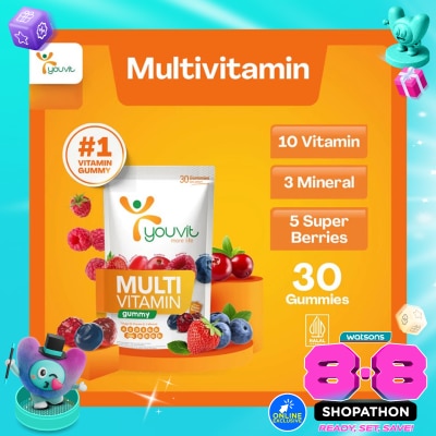 Youvit - Multivitamin Dewasa Gummy 30'S image