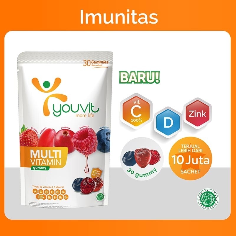 Multivitamin Dewasa Gummy 30'S