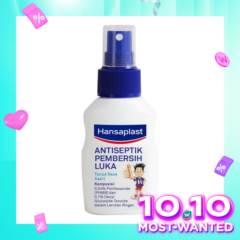 Hansaplast Wound Spray Antiseptic 40mL - Pembersih Luka