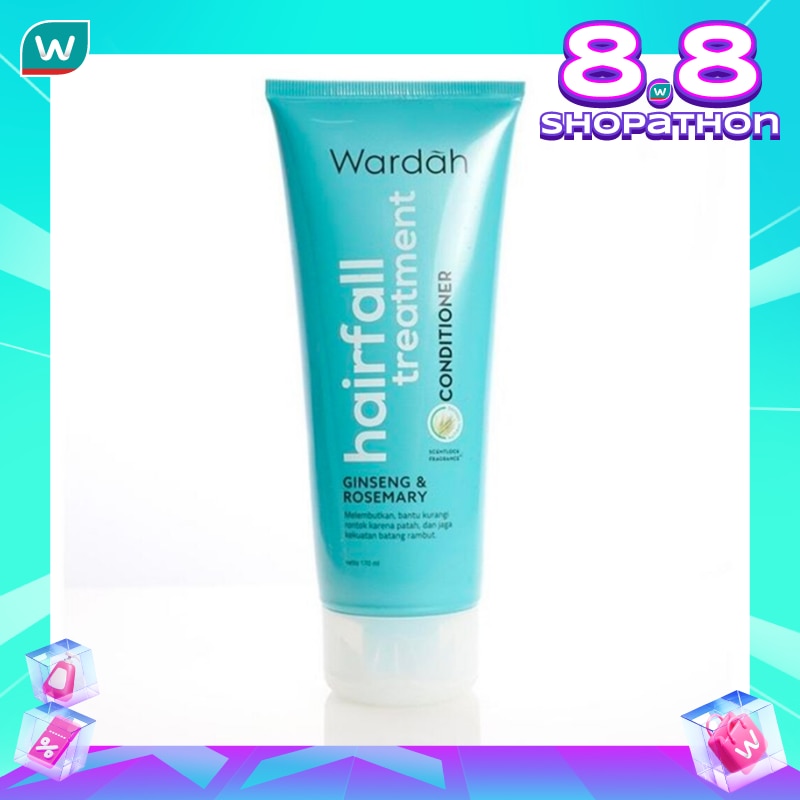 Promo Harga Wardah Conditioner Hairfall Treatment 170 ml - Watsons