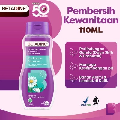 BETADINE - Wash Sirih Radiance Blossom 110ml