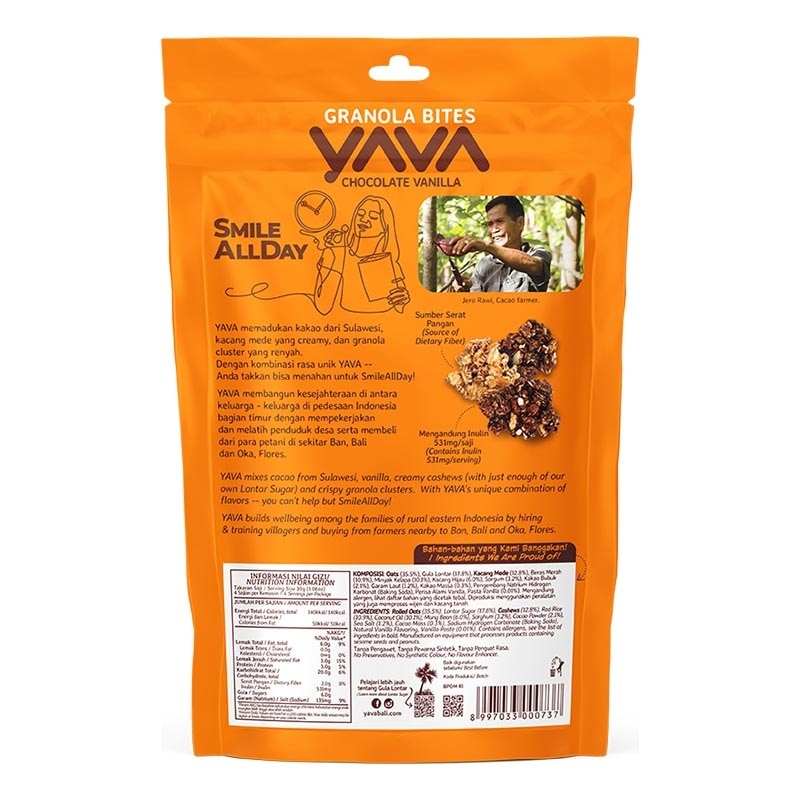 Chocolate Vanilla Granola 125gr image