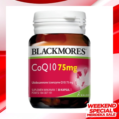 BLACKMORES Blackmores CoQ10 75mg 30'S