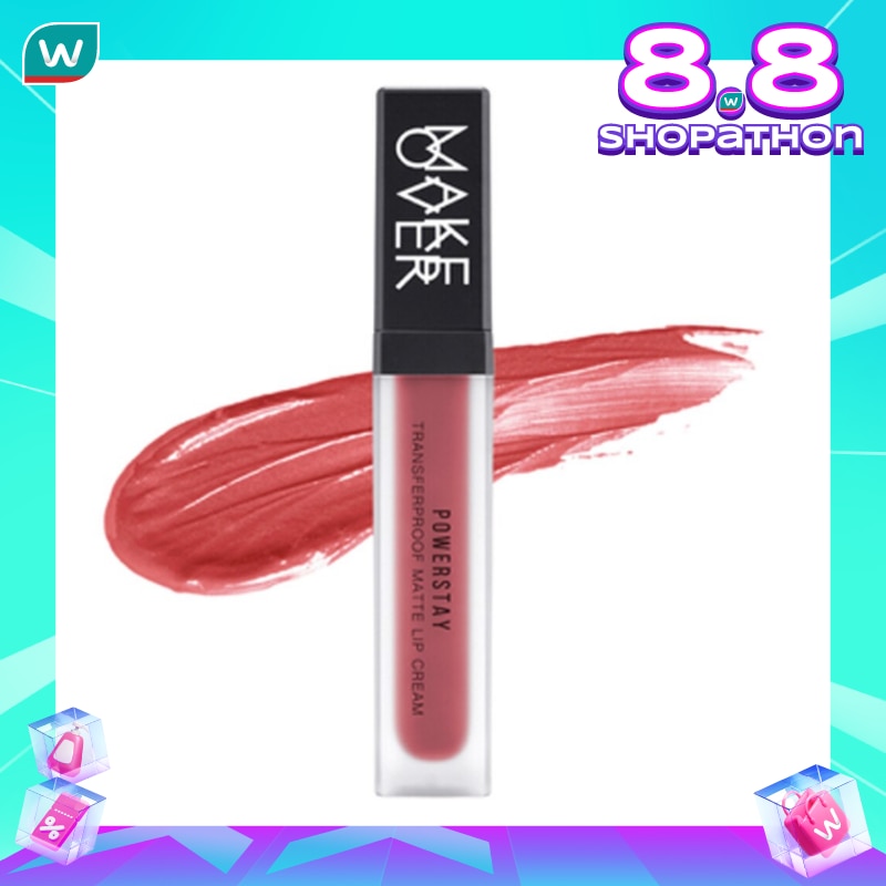 MAKE OVER Make Over Powerstay Transferproof Matte Lip Cream B04 Fearless 7g