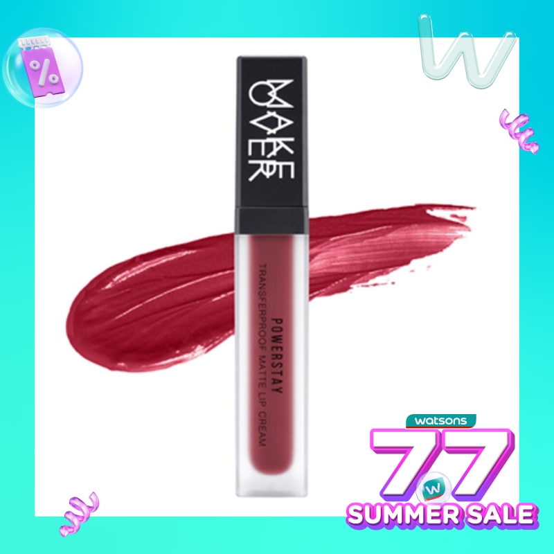 MAKE OVER Make Over Powerstay Transferproof Matte Lip Cream B05 Fired Up 7g