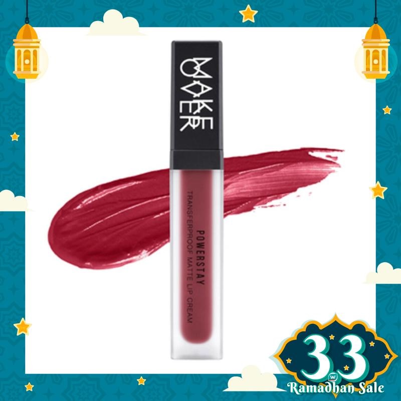 MAKE OVER Make Over Powerstay Transferproof Matte Lip Cream B05 Fired Up 7g