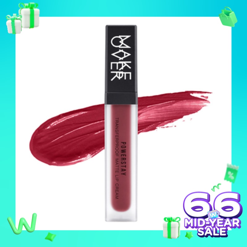 Make Over Powerstay Transferproof Matte Lip Cream B05 Fired Up 7g