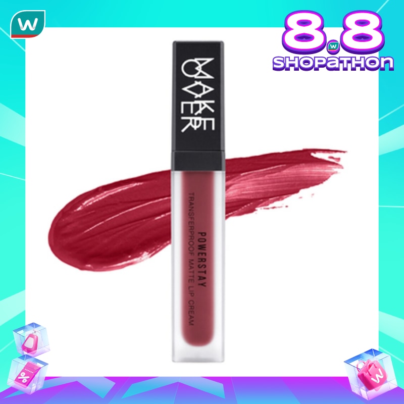 MAKE OVER Make Over Powerstay Transferproof Matte Lip Cream B05 Fired Up 7g