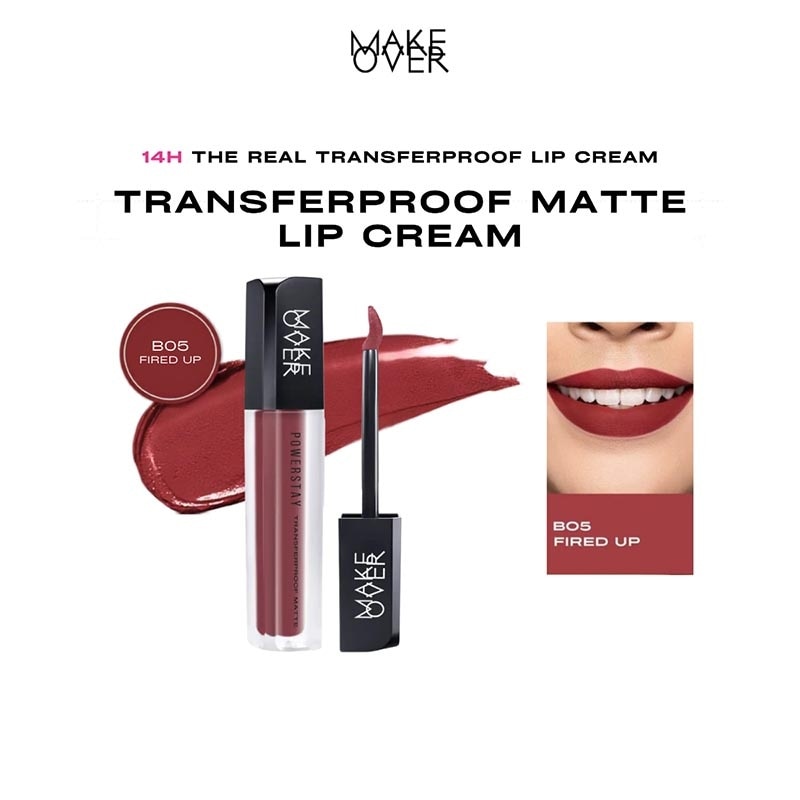 Powerstay Transferproof Matte Lip Cream B05 Fired Up 7g image