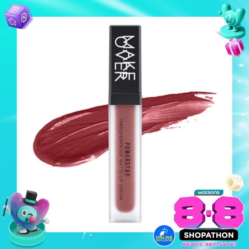 Powerstay Transferproof Matte Lip Cream B06 Powerfull 7g image
