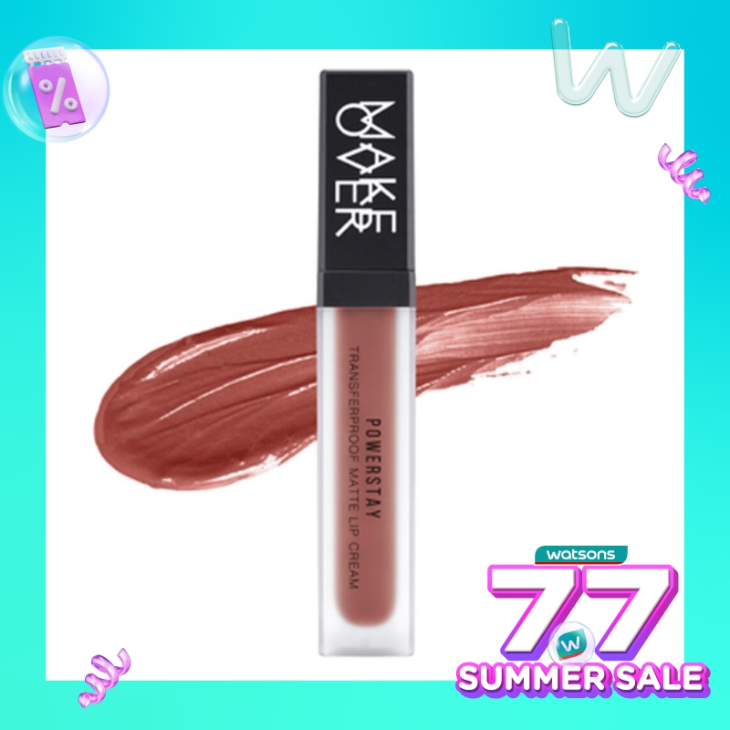 MAKE OVER Make Over Powerstay Transferproof Matte Lip Cream B07 Amplify 7g