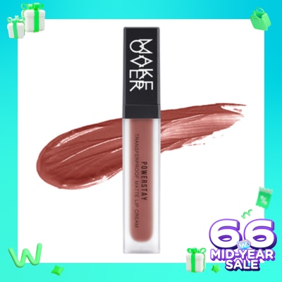 MAKE OVER Make Over Powerstay Transferproof Matte Lip Cream B07 Amplify 7g